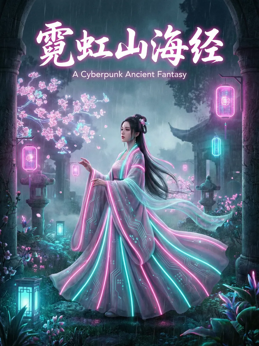 草草CCYY免费看片线路 古风奇缘短剧 - 霓虹山海经海报